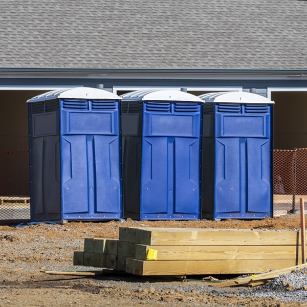 how can i report damages or issues with the portable toilets during my rental period in Radiant Virginia